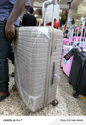 Rubber Plastic Suitcase. Medium Size