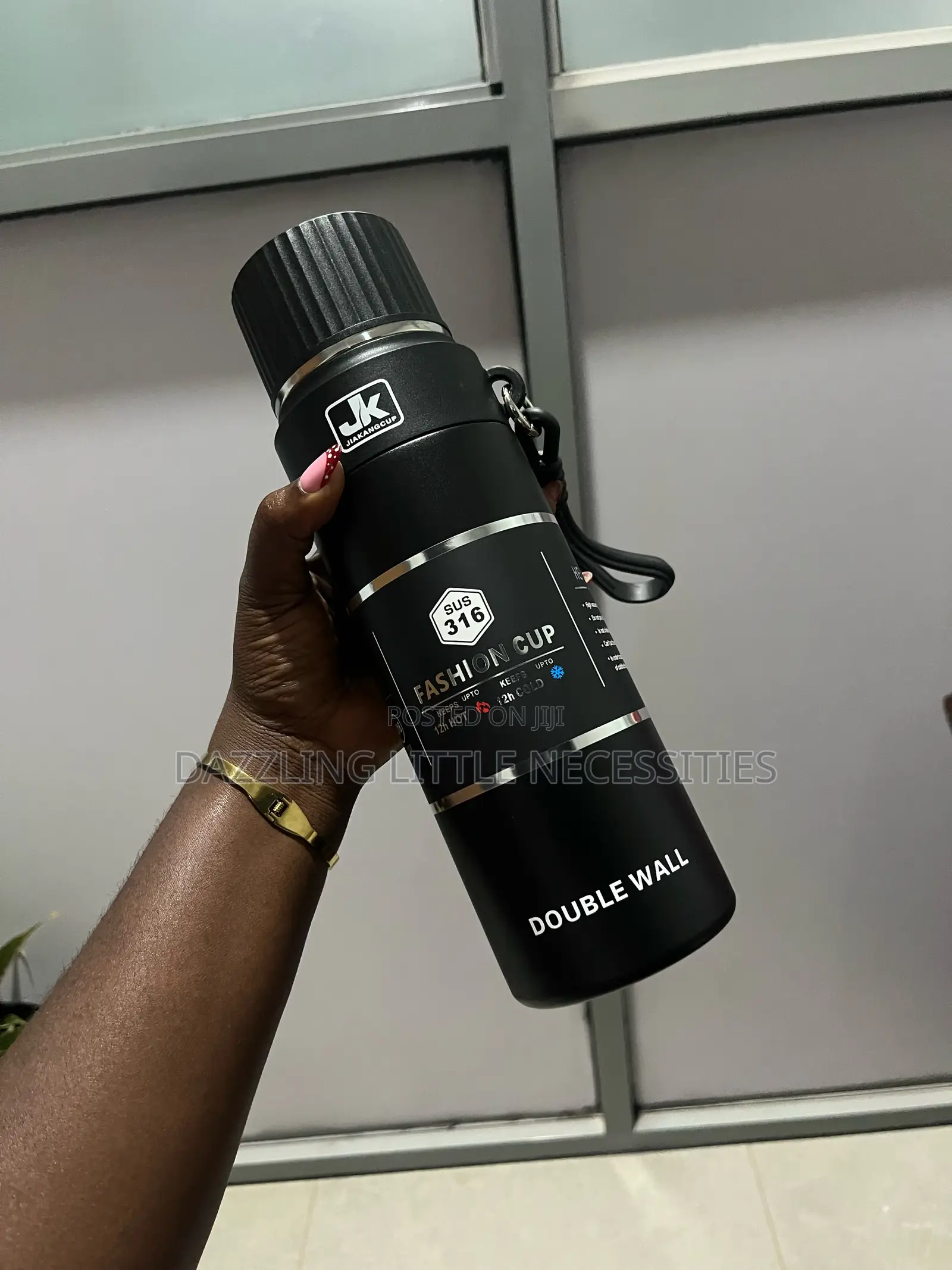 Jiakan Vacuum Insulated Flask - 900mls (Midnight Black)