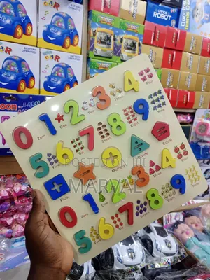 Wooden Montessori-Style Puzzle Board