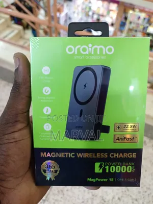 Oraimo MagPower 15 Portable Power Bank.