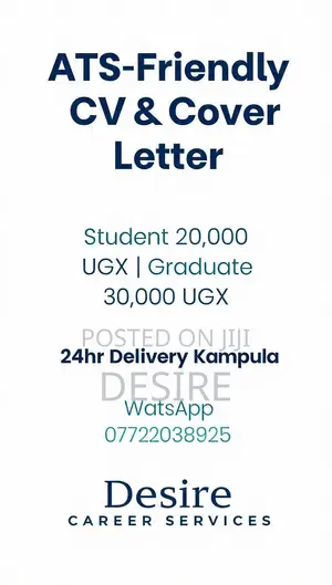 ATS-Friendly CV Cover Letter - 24hr Delivery Kampala