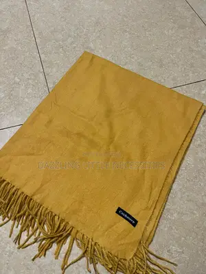 Mustard Yellow Cashmere Scarf