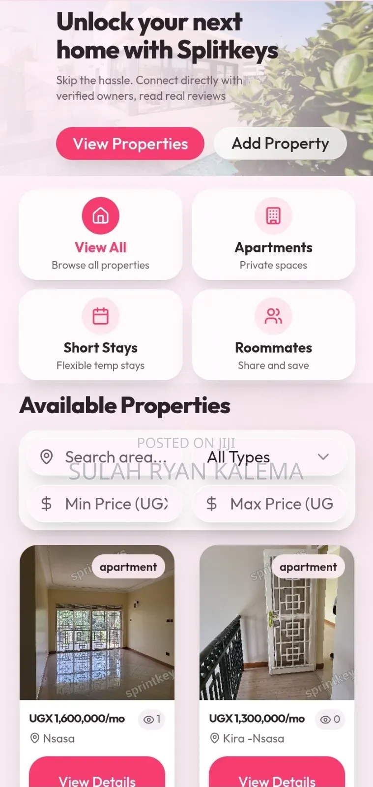 Real Estate Website and Mobile Application Fully Functional