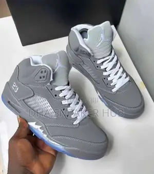 Air Jordan 5 Grey Classic Sneakers