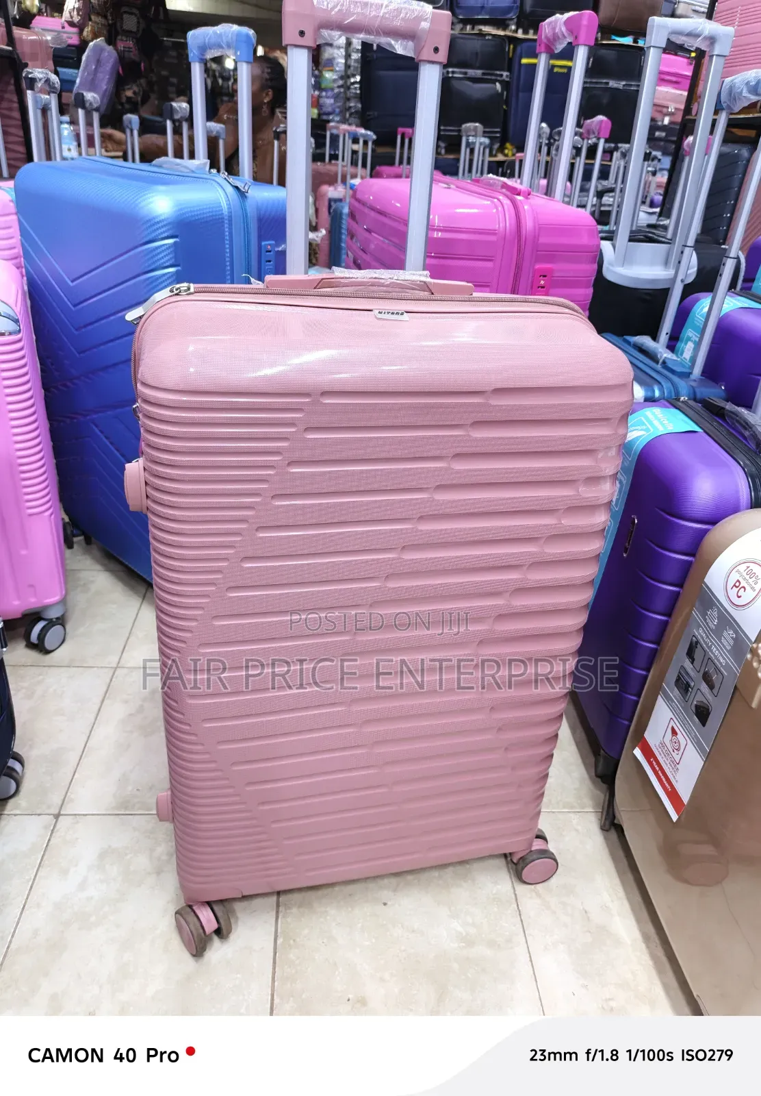 Executive Plastic Suitcase. Medium Size