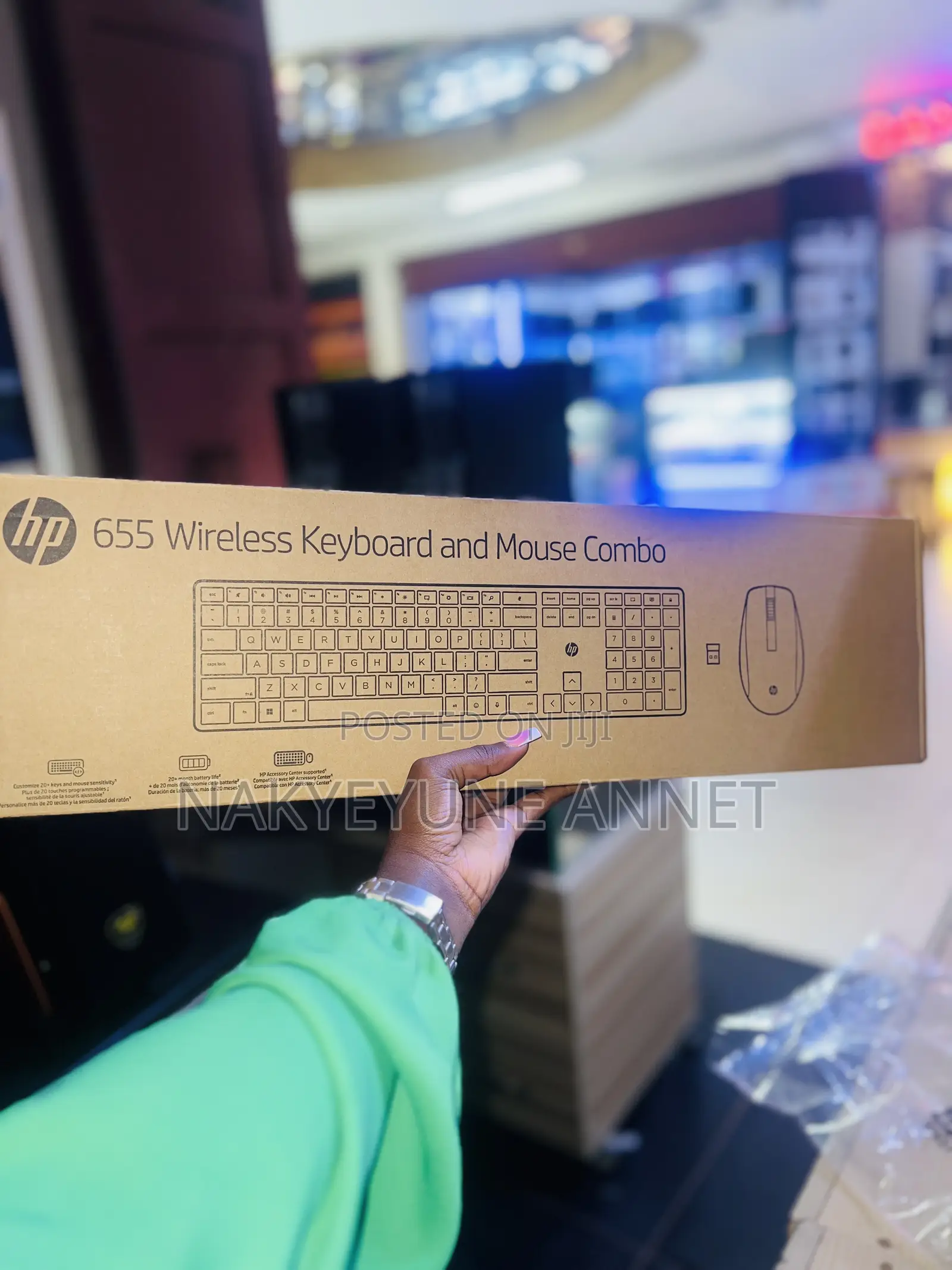 HP 655 Wireless Key Board and Mouse Combo