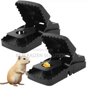 Heavy Duty Reusable Crocodile Teeth Snap Mouse and Rat Traps 2pcs