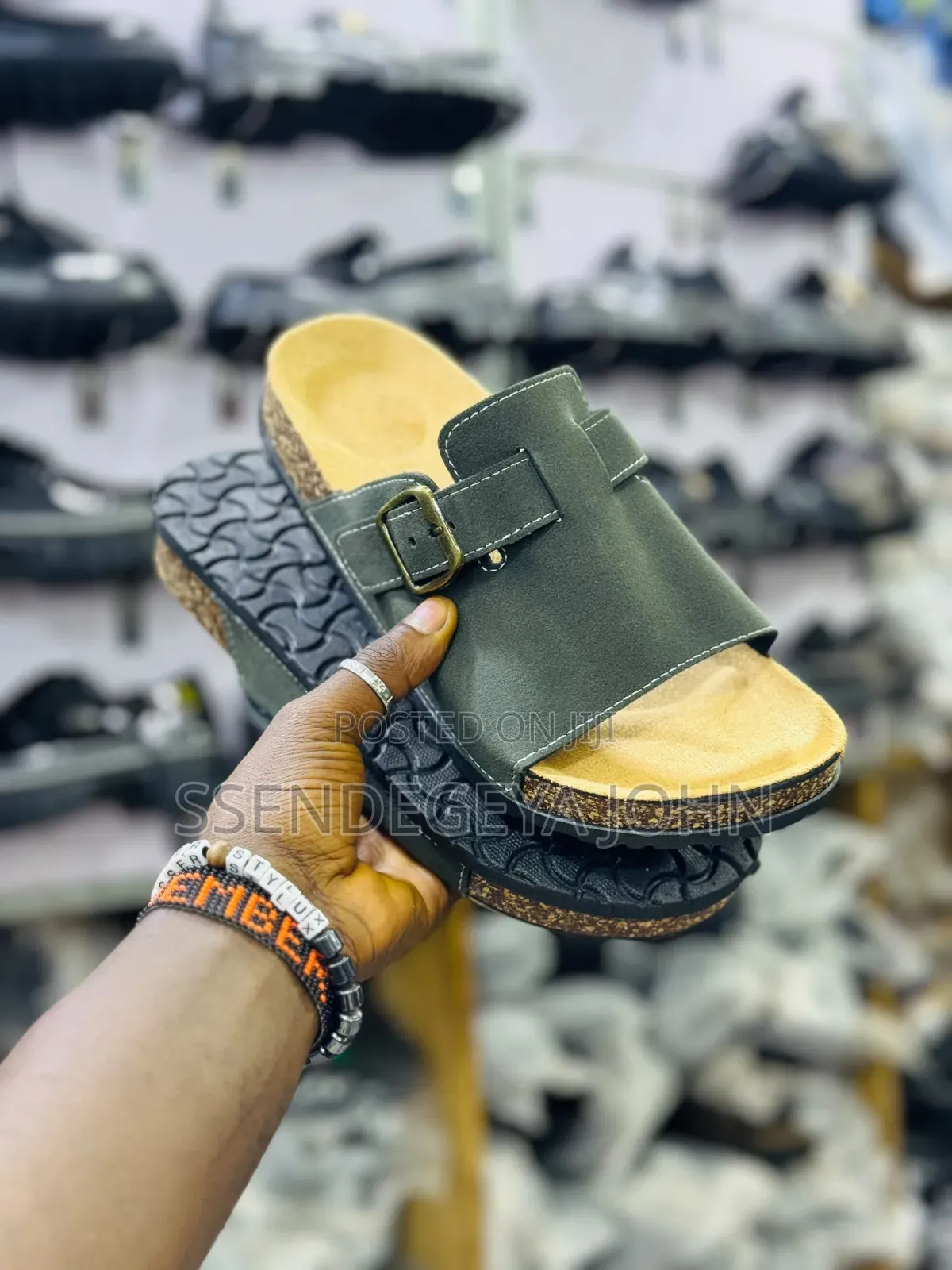 Cork-Sole Sandals