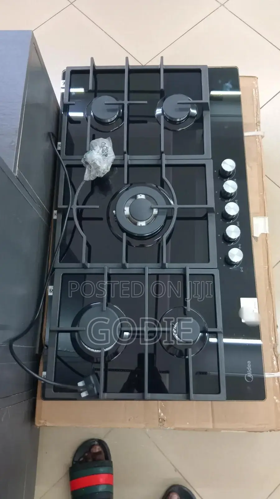 Midea 90cm Built-in Gas Hob, Featuring Five Burners