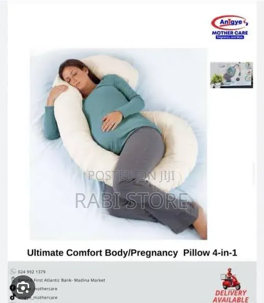 Pregnancy Pillow, Cream