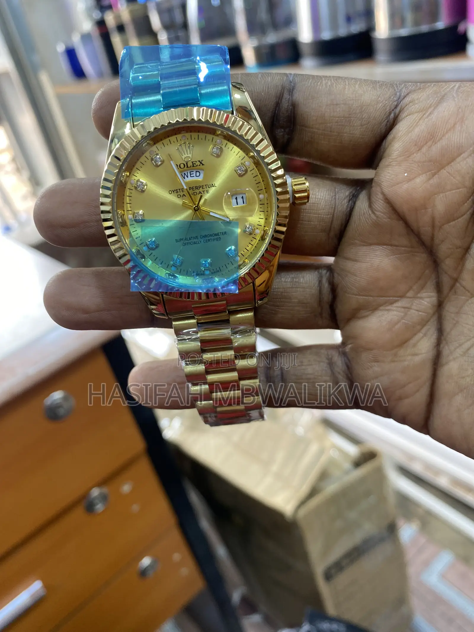 Golden Rolex Watch
