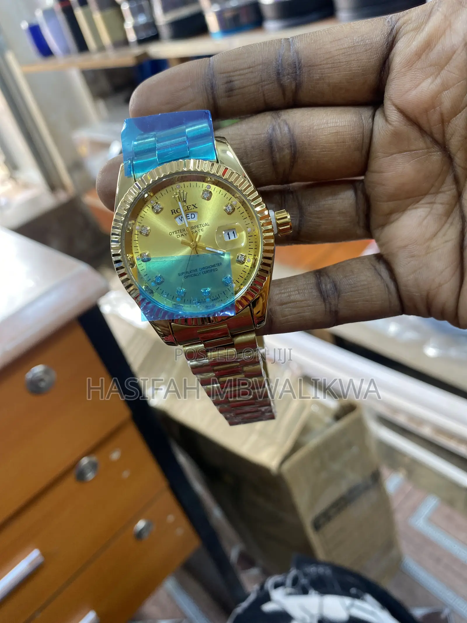 Golden Rolex Watch