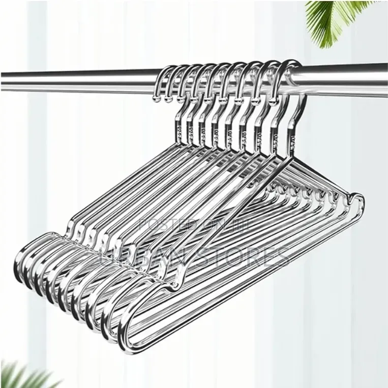 Stainless Steel Hanger 10pcs Pack for Wardrope