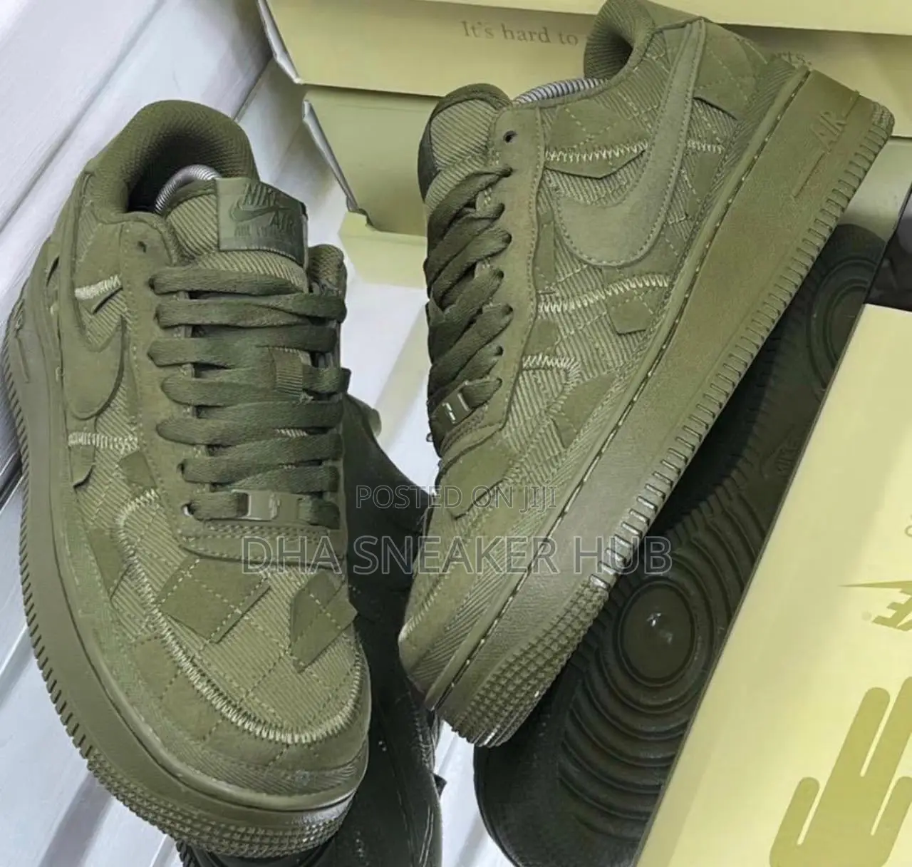 Air Force 1 Green Premium Sneakers
