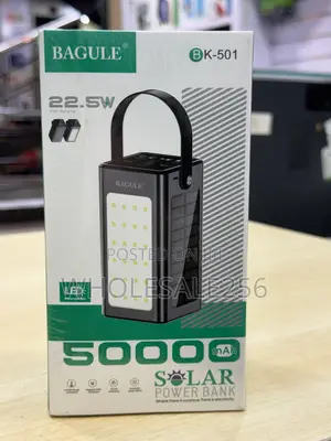BAGULE BK-501 PowerBank Has 50000mAh Capacity , 22.5W Solar PowerBank