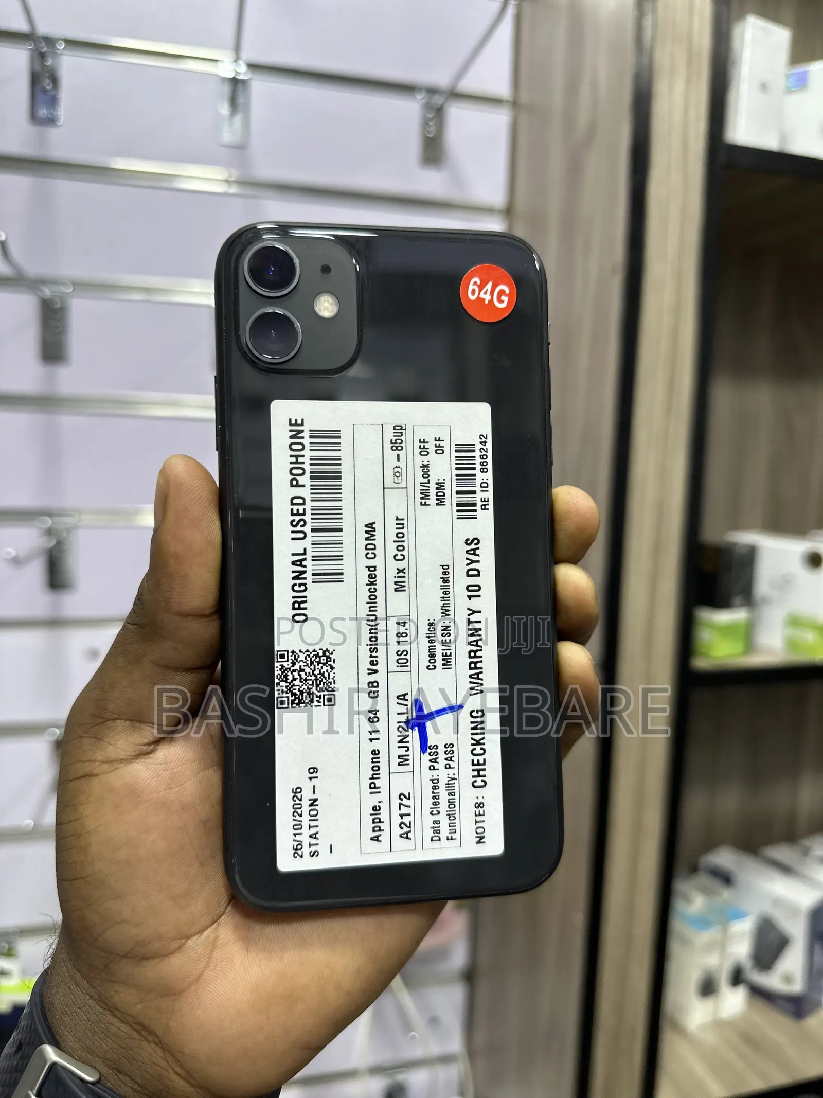 Apple iPhone 11 64 GB Black