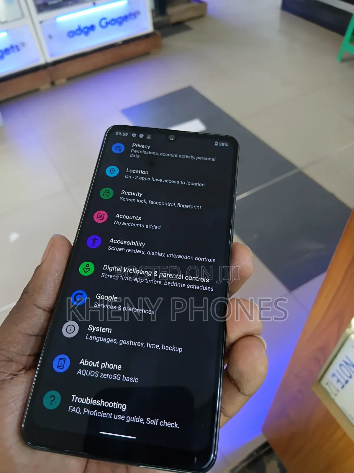 Sharp Aquos Zero 5G Basic 64 GB Blue