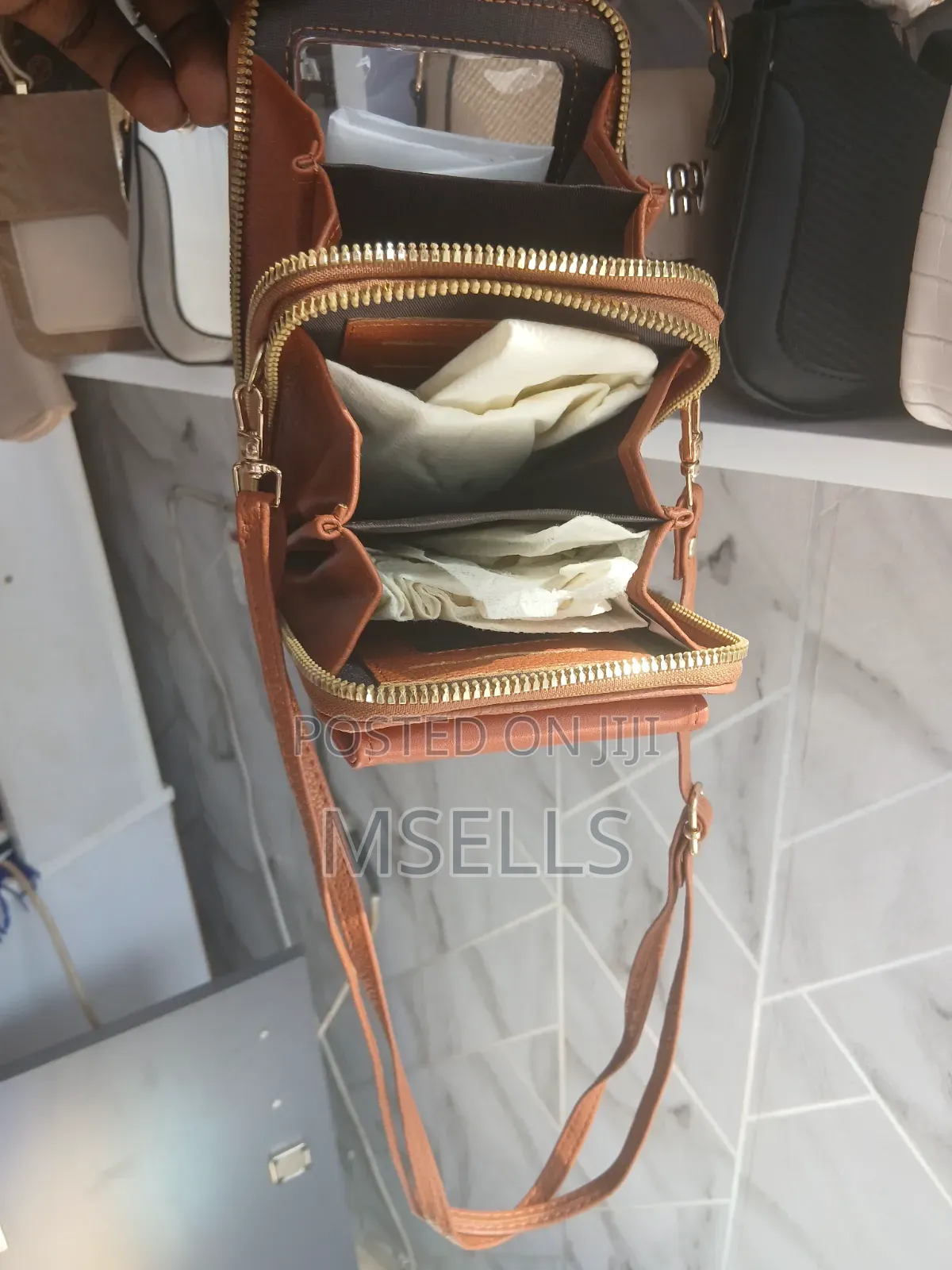 Orange Cross Body Bag