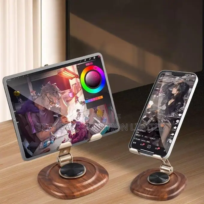 Adjectable Rotating Tablet Phone Holder Aluminum Alloy Folding Stand