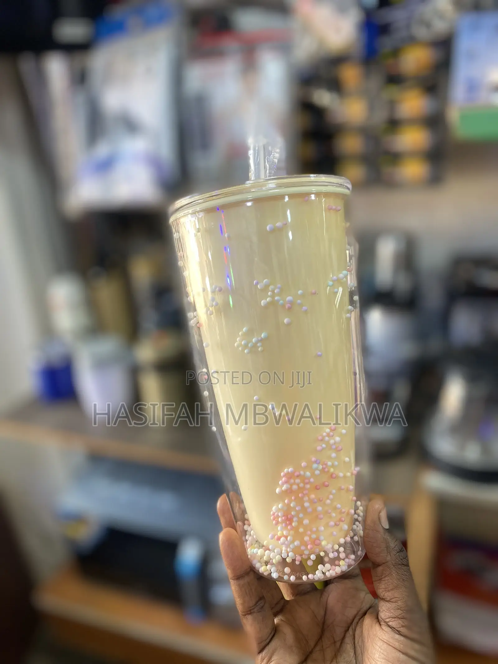 Drinking Cup With Straw