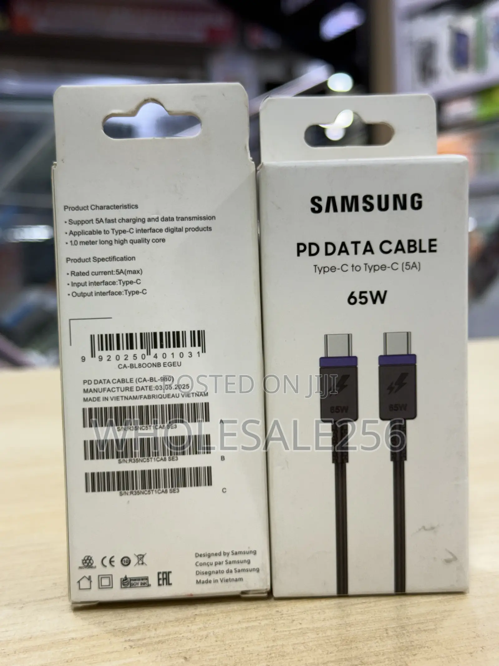 Samsung Type C Cable 65w Pd Data Cable