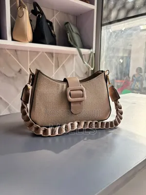 Canvas Baguette Shoulder Bag