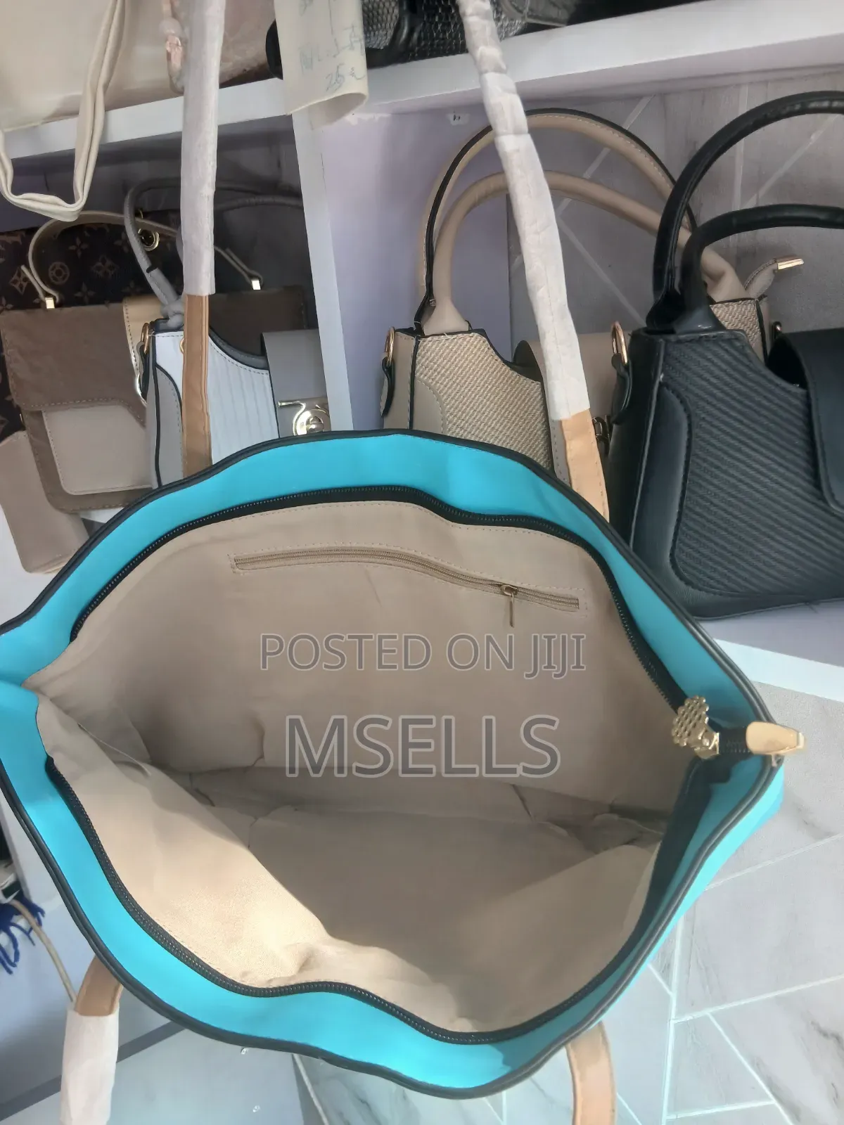 Tote Bag (Turqoise Blue)