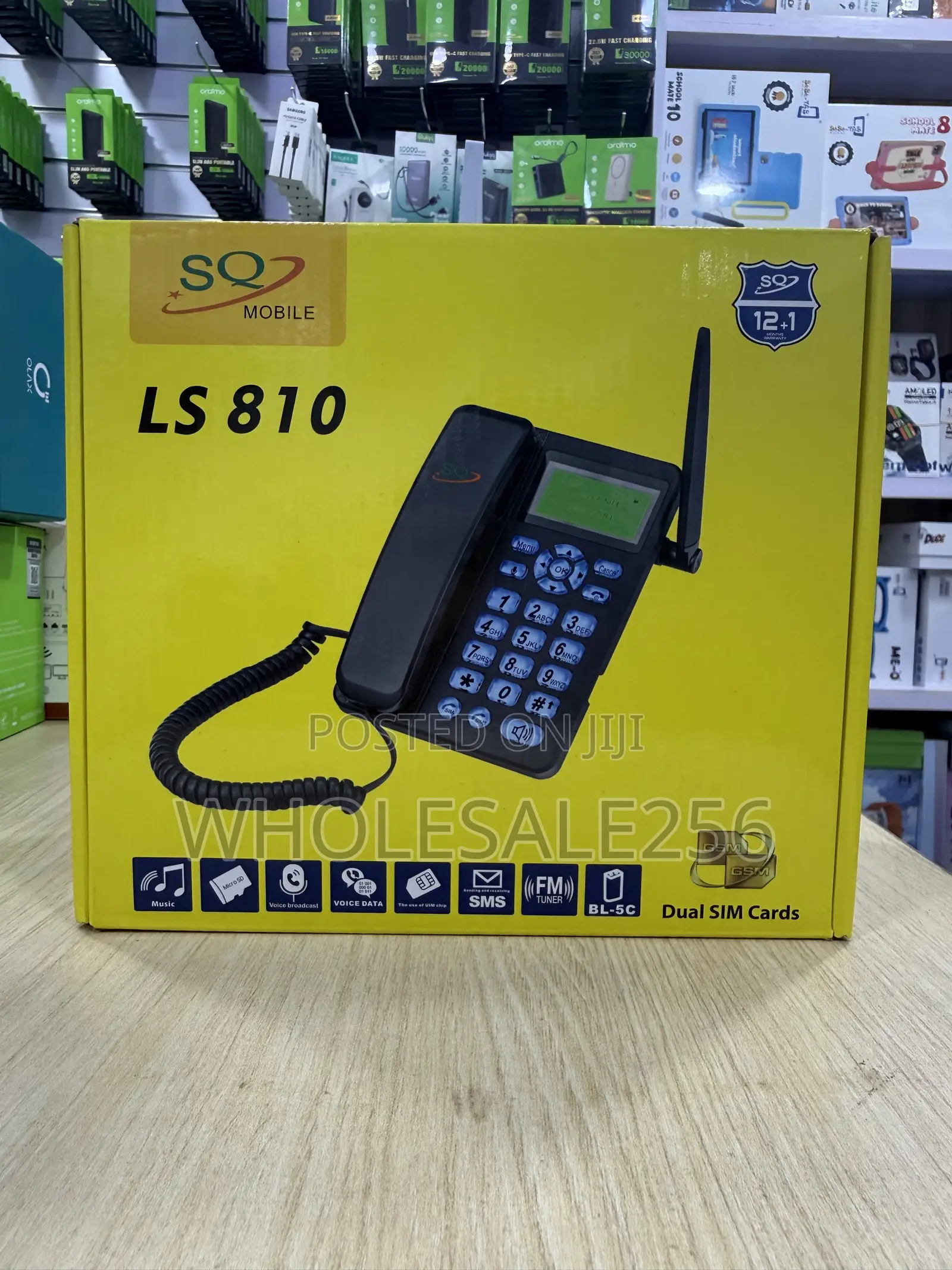 SQ Landline LS 810 Table Mobile Supports Dual Simcards