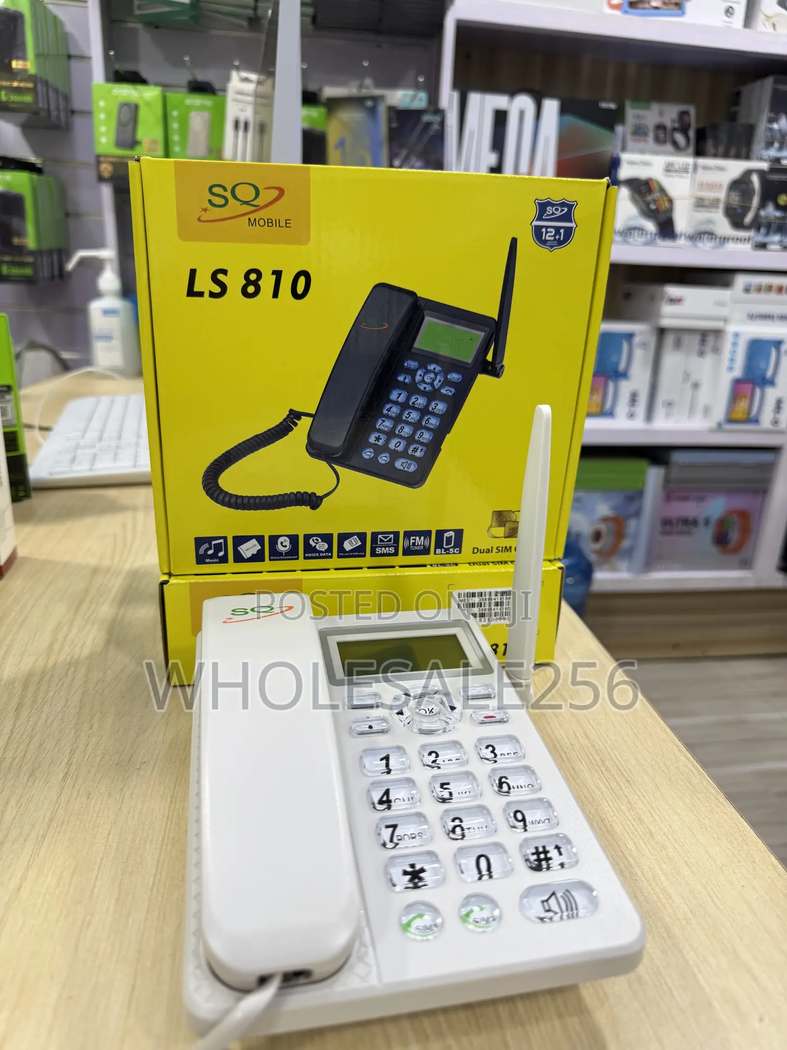 SQ Landline LS 810 Table Mobile Supports Dual Simcards