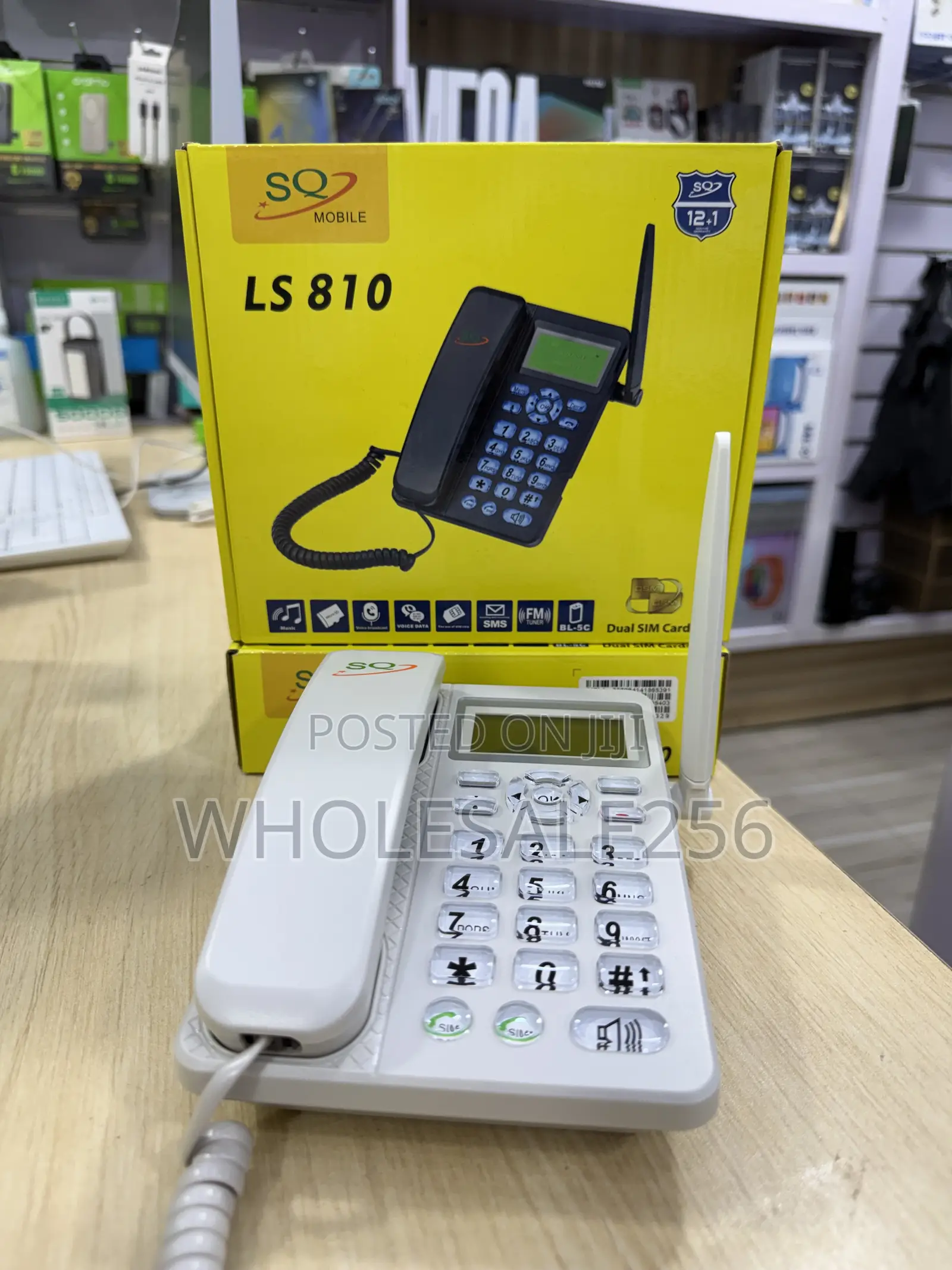 SQ Landline LS 810 Table Mobile Supports Dual Simcards