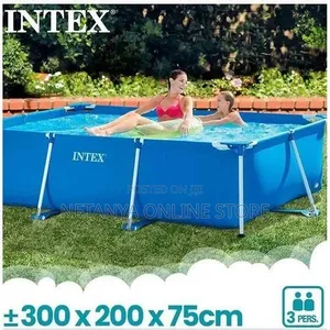 Rectangular Steel Frame Swimming Pool 2.6m