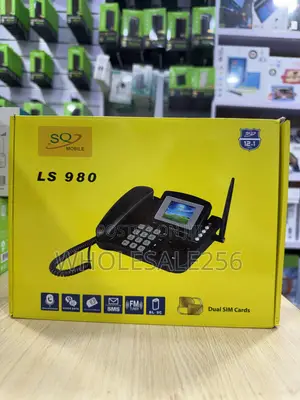 SQ Landline LS 980 Table Phone With Dual Simcard Support