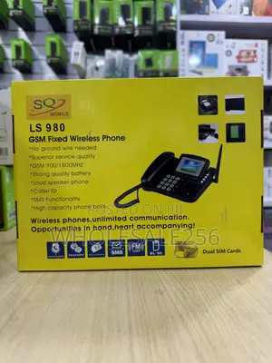 SQ Landline LS 980 Table Phone With Dual Simcard Support