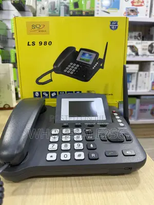 SQ Landline LS 980 Table Phone With Dual Simcard Support
