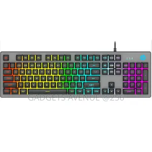 HP K500F Backlit Membrane Wired Gaming Keyboard Featuring Mixed-Color.