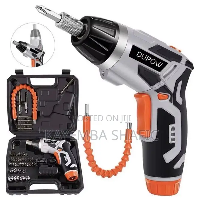 DUPOW 3.6V Cordless Electric Screwdriver Mini Drill Tool Kit