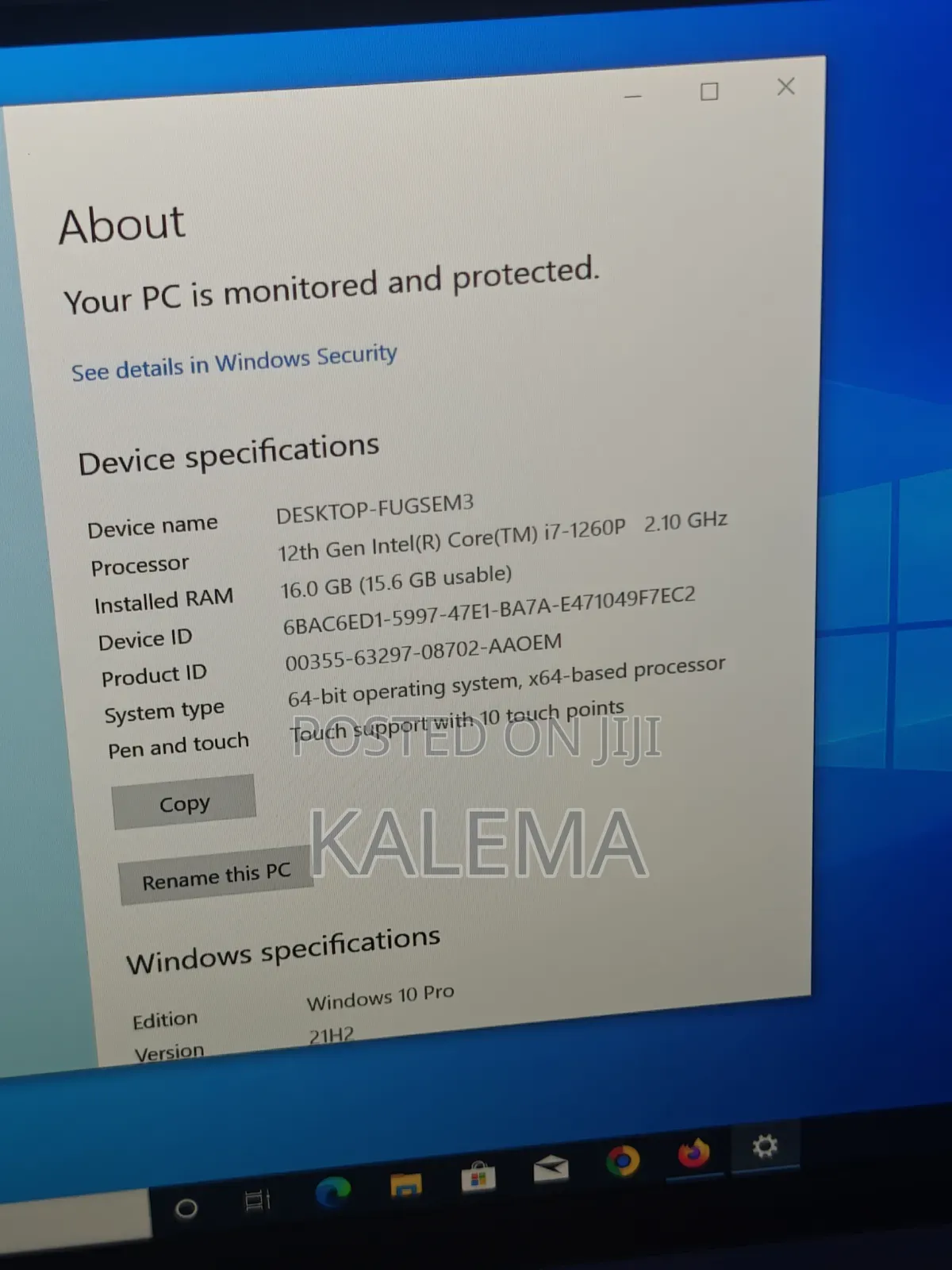 Laptop Dell XPS 13 9320 16GB Intel Core i7 SSD 512GB