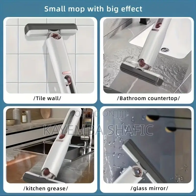 Portable Self-Squeeze Mini Sponge Mop Home Cleaning Tool
