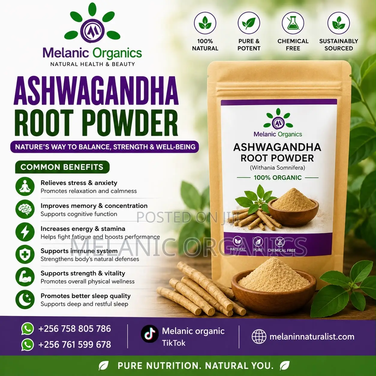 Ashwagandha Root Powder 100gm