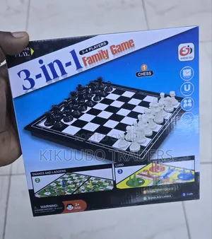 Family Game Chess Snake and Ladder Ludo Catur Magnetic Board