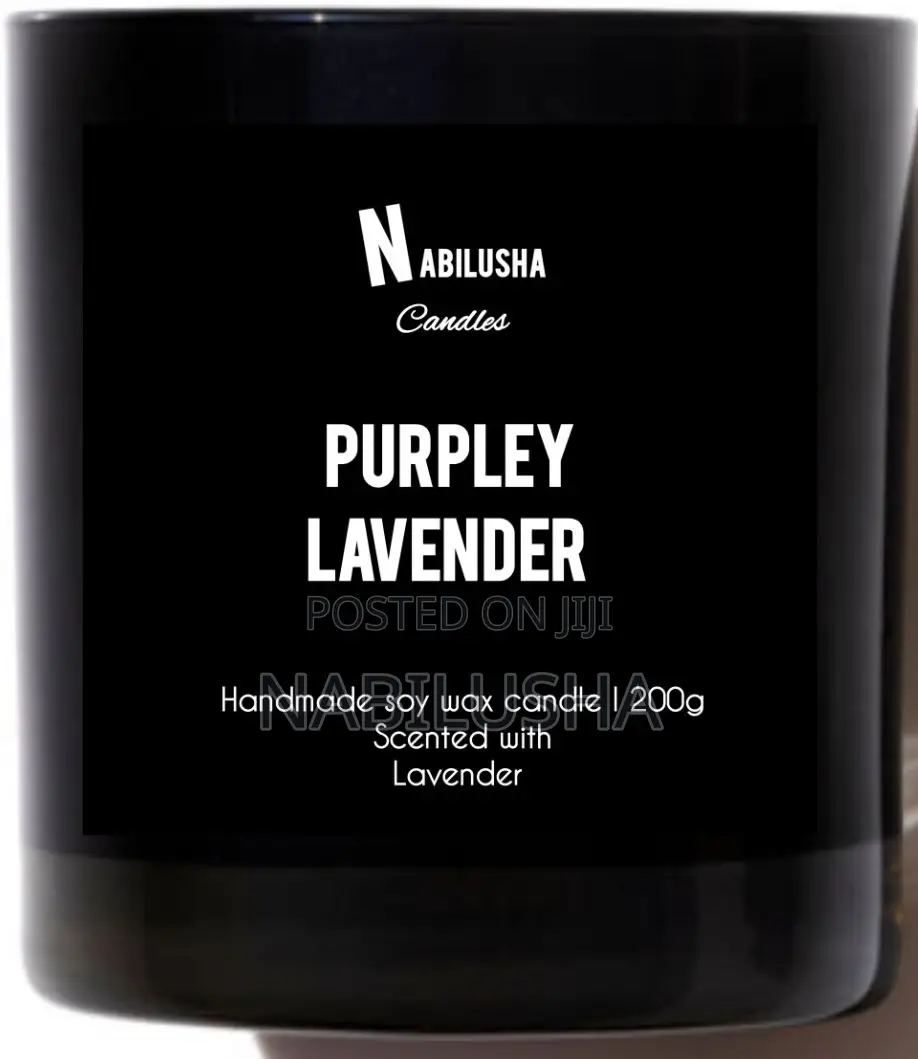 Purpley Lavender Scented Candle
