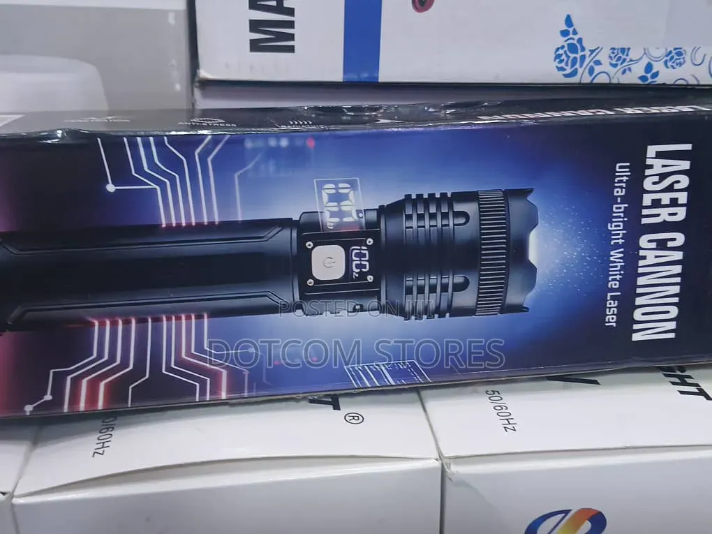 Laser Cannon Ultra-Bright White Laser Flashlight