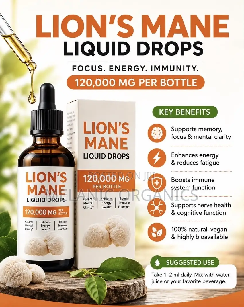 Lion’s Mane Liquid Drops