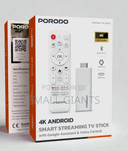 Porodo Android Smart Streaming TV Stick