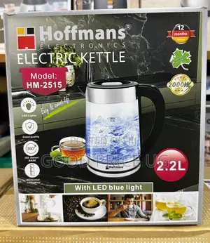 Hoffmans Electronics Glass Electric Kettle (Model HM-2515)