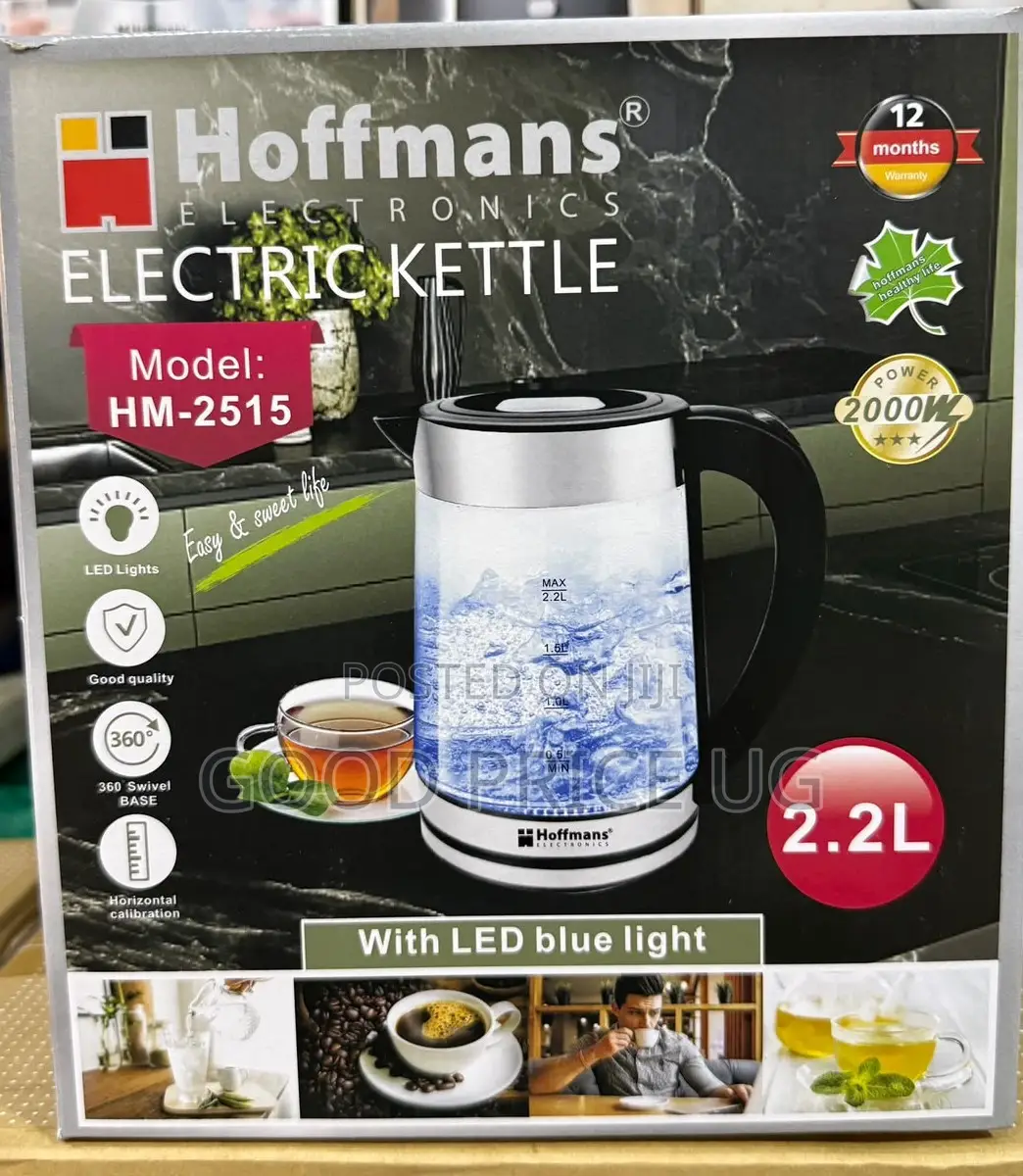 Hoffmans Electronics Glass Electric Kettle (Model HM-2515)