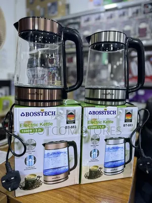 Bosstech 2.2 Liters Electric Kettle - Transparent