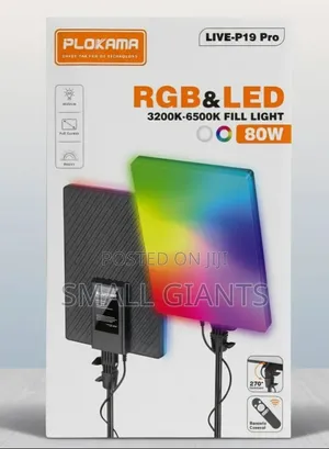 Plokama Live-P19 Pro Is an 80W RGB LED Panel Fill Light