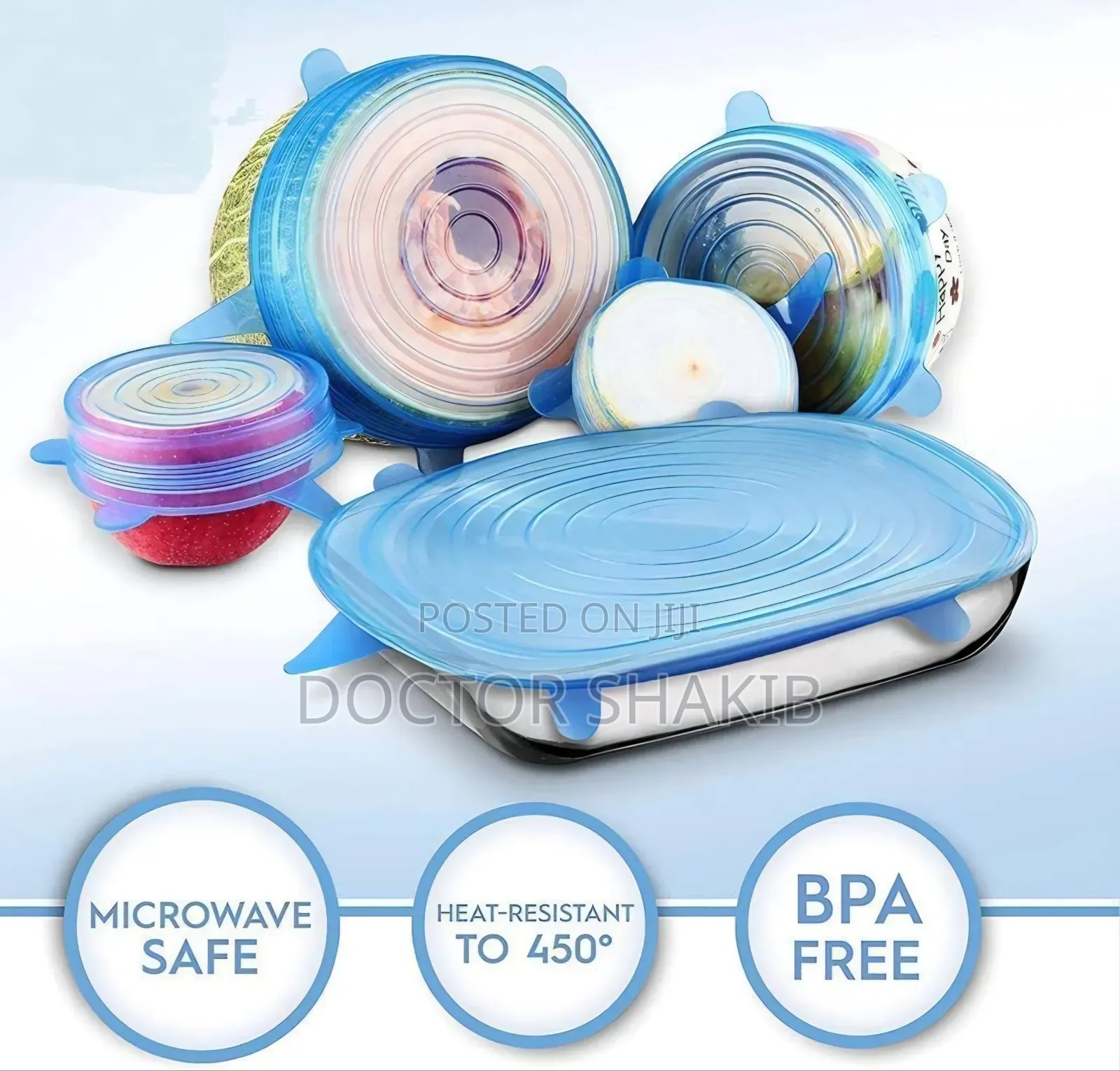 New 6 Super Stretch Silicon Lids