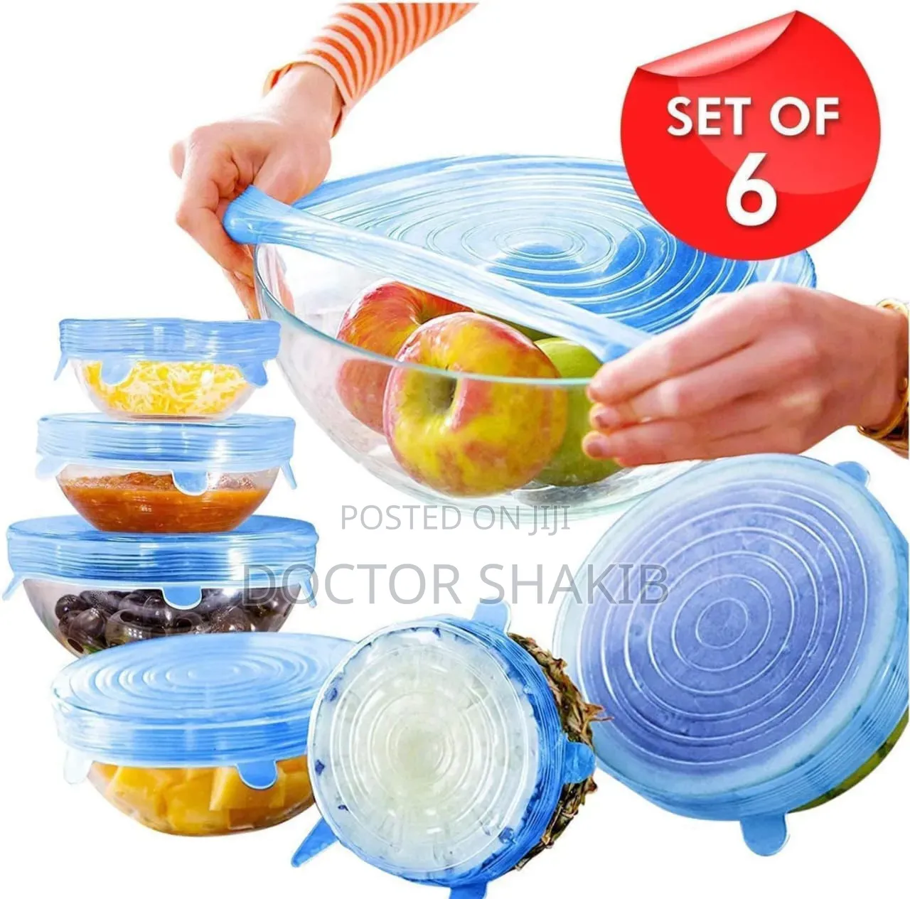 New 6 Super Stretch Silicon Lids